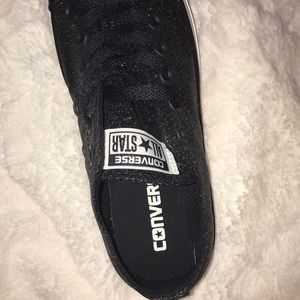 Black Sparkly Converse